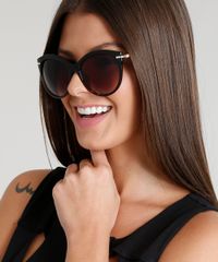 Oculos-de-Sol-Gatinho-Feminino-Oneself-Marrom-Escuro-9430436-Marrom_Escuro_2