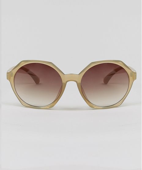 Oculos-de-Sol-Geometrico-Feminino-Oneself-Bege-Claro-9430469-Bege_Claro_1