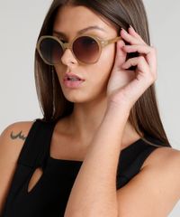 Oculos-de-Sol-Geometrico-Feminino-Oneself-Bege-Claro-9430469-Bege_Claro_2