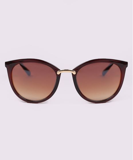 Oculos-de-Sol-Gatinho-Feminino-Oneself-Marrom-Escuro-9430426-Marrom_Escuro_1