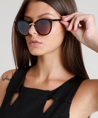 Oculos-de-Sol-Gatinho-Feminino-Oneself-Marrom-Escuro-9430426-Marrom_Escuro_2