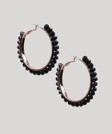 Brinco-Feminino-Argola-com-Pedras-Preto-9261678-Preto_1