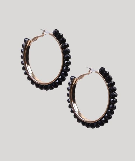 Brinco-Feminino-Argola-com-Pedras-Preto-9261678-Preto_1