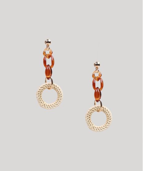 Brinco-Feminino-Longo-Corrente-com-Palha-Dourado-9273111-Dourado_1