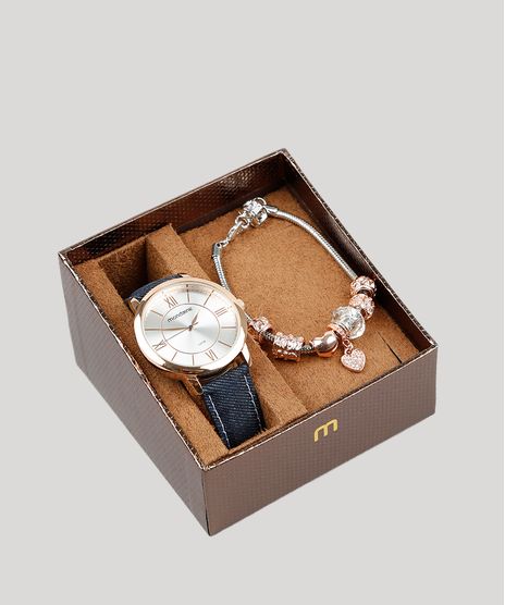 Kit-de-Relogio-Analogico-Mondaine-Feminino---Pulseira---53732LPMGRD2K-Rose-9401243-Rose_1