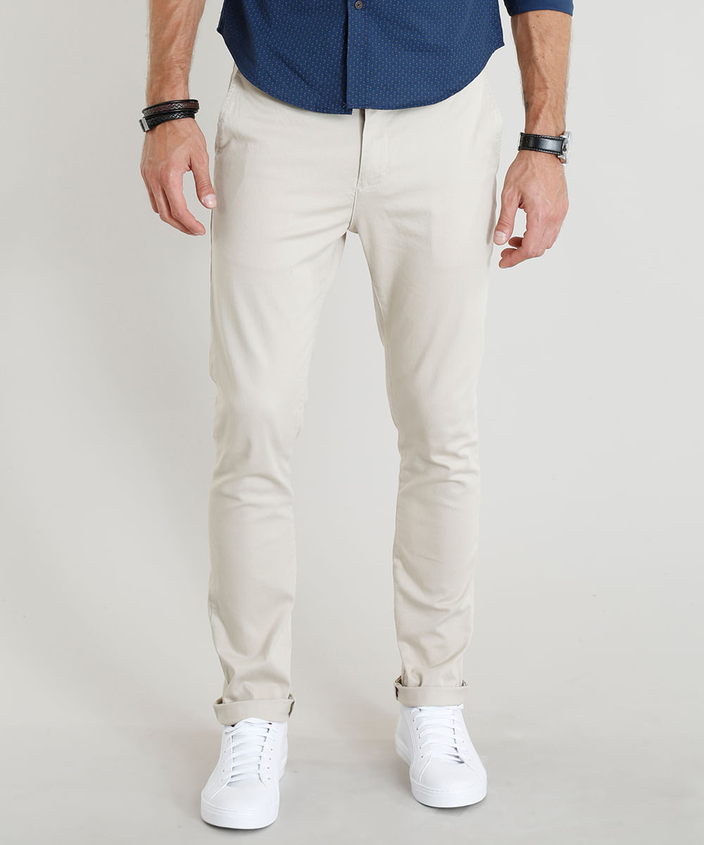 calça masculina chino