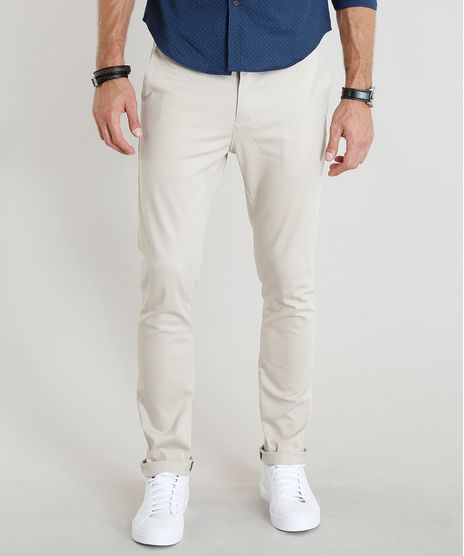 Calca-Chino-Masculina-Slim-com-Cinto-Trancado-Kaki-9305505-Kaki_1
