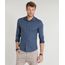 Camisa-Masculina-Slim-Estampada-Mini-Print-Manga-Longa-Azul-Marinho-9253696-Azul_Marinho_1
