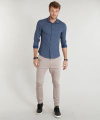 Camisa-Masculina-Slim-Estampada-Mini-Print-Manga-Longa-Azul-Marinho-9253696-Azul_Marinho_3