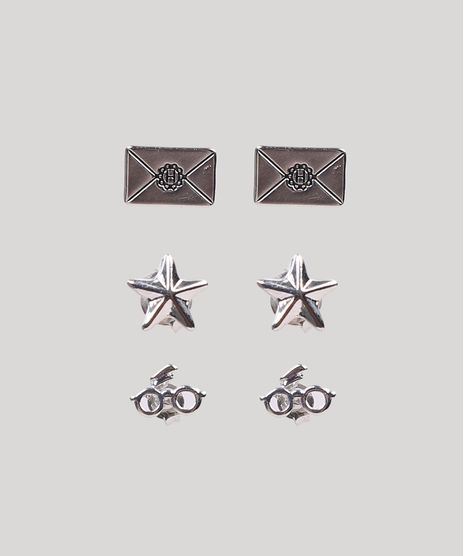 Kit-de-3-Brincos-Harry-Potter-Prateado-9289418-Prateado_1