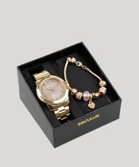 Kit-de-Relogio-Analogico-Seculus-Feminino---Pulseira---23630LPSVDS1K-Dourado-9399640-Dourado_1