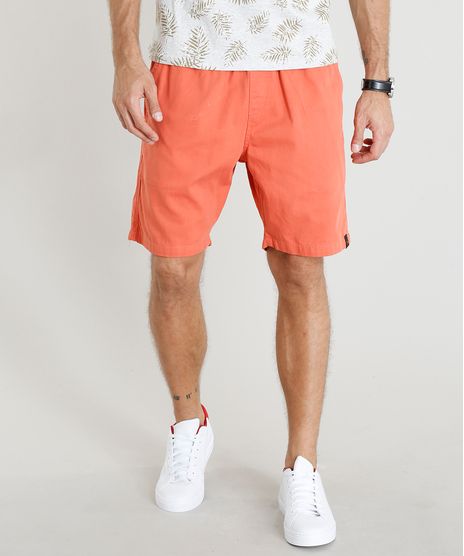 Short-de-Sarja-Masculino-com-Bolsos-Laranja-9378513-Laranja_1
