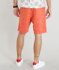 Short-de-Sarja-Masculino-com-Bolsos-Laranja-9378513-Laranja_2