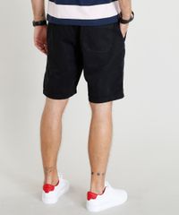 Short-de-Sarja-Masculino-com-Bolsos-Preta-9378511-Preto_2