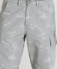 Bermuda-Cargo-Masculina-Estampada-de-Coqueiros-Cinza-9308309-Cinza_4