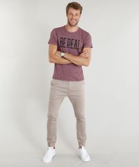 Camiseta-Masculina-Slim-Fit--Be-Real--Manga-Curta-Gola-Careca-Vinho-9417659-Vinho_3