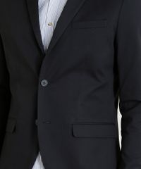 Blazer-Masculino-com-Bolsos-e-Dois-Botoes-Preto-9219253-Preto_4