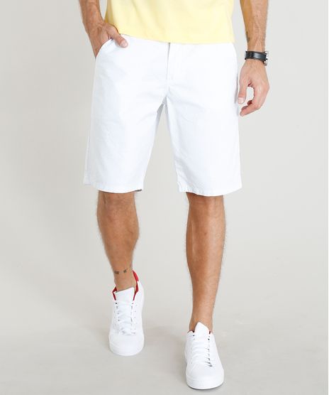Bermuda-Masculina-Reta-Estampada-Mini-Print-Branca-9310273-Branco_1
