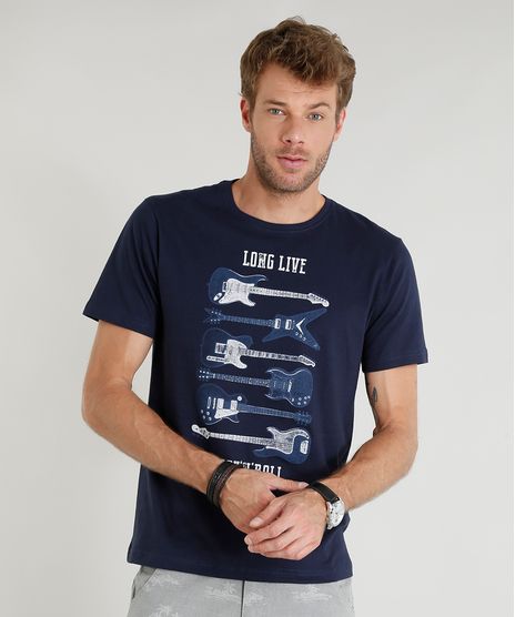 Camiseta-Masculina-Rock-N--Roll-Manga-Curta-Gola-Careca-Azul-Marinho-9389016-Azul_Marinho_1