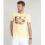Camiseta-Masculina--Summer-Paradise--Manga-Curta-Gola-Careca-Amarela-9374282-Amarelo_1
