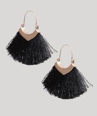Brinco-Feminino-com-Tassel-Preto-9261675-Preto_1