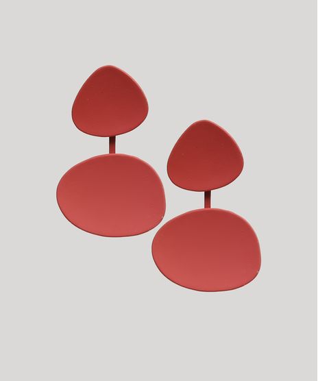 Brinco-Feminino-Geometrico-Vermelho-9261856-Vermelho_1