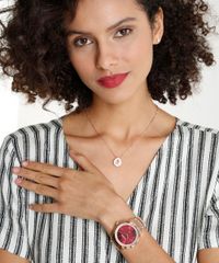Kit-de-Relogio-Analogico-Mondaine-Feminino---Brinco---Colar---53727LPMGRE1K-Rose-9401168-Rose_2