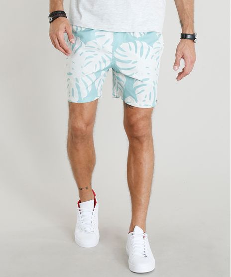 Short-Masculino-Estampado-de-Folhagem-Verde-Claro-9317801-Verde_Claro_1