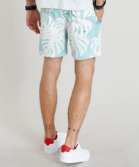 Short-Masculino-Estampado-de-Folhagem-Verde-Claro-9317801-Verde_Claro_2