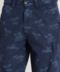 Bermuda-Cargo-Masculina-Estampada-de-Coqueiros-Azul-Marinho-9308310-Azul_Marinho_4