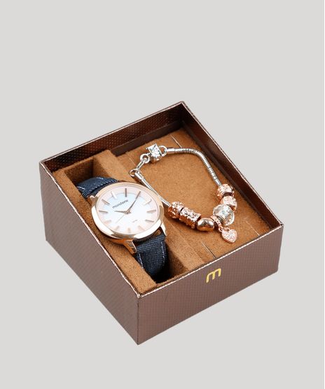 Kit-de-Relogio-Analogico-Mondaine-Feminino---Pulseira---53732LPMGRD2K-Rose-9401216-Rose_1