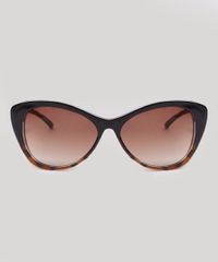Oculos-de-Sol-Gatinho-Feminino-Oneself-Marrom-Escuro-8975714-Marrom_Escuro_1