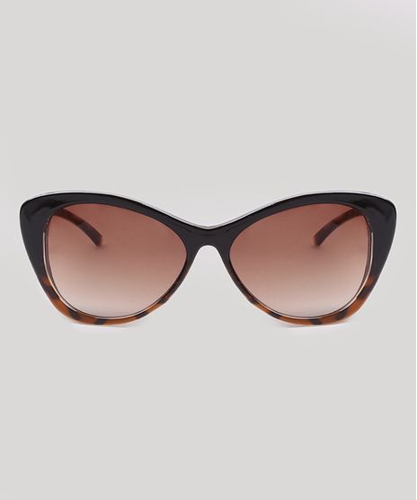 Oculos-de-Sol-Gatinho-Feminino-Oneself-Marrom-Escuro-8975714-Marrom_Escuro_1