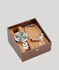 Kit-de-Relogio-Analogico-Mondaine-Feminino---Pulseira---53659LPMVRE3K-Rose-9401066-Rose_1