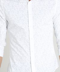 Camisa-Masculina-Slim-Estampada-de-Folhagem-Manga-Longa-Branca-9253693-Branco_4