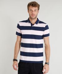 Polo-Masculina-Listrada-Manga-Curta-Rose-9219201-Rose_1
