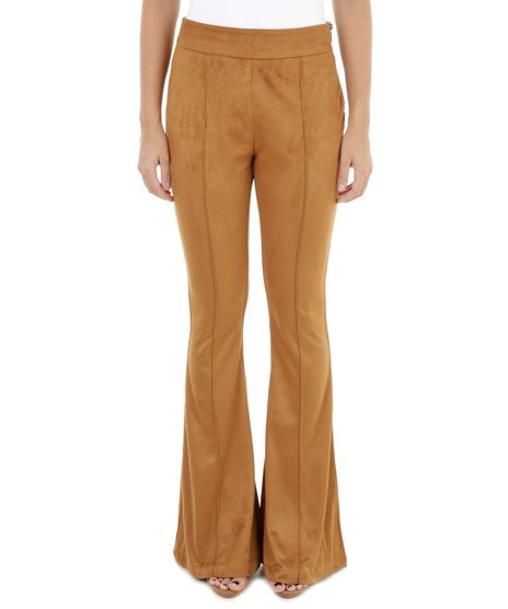 Calca-Flare-em-Suede-Caramelo-8191793-Caramelo_1