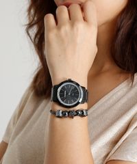 Kit-de-Relogio-Analogico-Mondaine-Feminino---Pulseira---53727LPMGPE3K-Preto-9401099-Preto_2
