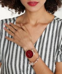 Kit-de-Relogio-Analogico-Mondaine-Feminino---Pulseira---53733LPMGRE1K-Rose-9401324-Rose_2