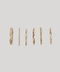 Kit-de-6-Aneis-Femininos-Texturizados-Dourado-9261874-Dourado_3