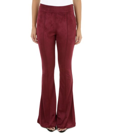 Calca-Flare-em-Suede-Vinho-8191793-Vinho_1 Calca-Flare-em-Suede-Vinho-8191793-Vinho_1