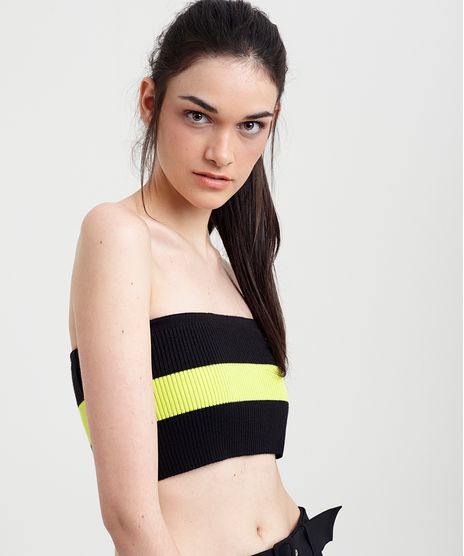 Top-Faixa-em-Tricot-com-Listra-Neon-Preto-9388231-Preto_1