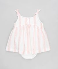 Body-Blusa-Infantil-Listrado-com-Lurex-e-Laco-Sem-Manga-Branco-9199161-Branco_1