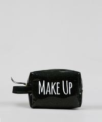 Necessaire-Feminina-com-Glitter--Make-Up--Preta-9376713-Preto_1