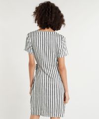 Vestido-Feminino-Curto-Envelope-Listrado-Manga-Curta-Bege-Claro-9368233-Bege_Claro_2