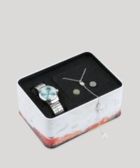 Kit-de-Relogio-Analogico-Condor-Feminino---Colar---Brinco---CO2035MPL3A--Prateado-9396954-Prateado_1