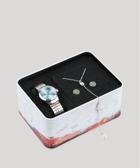 Kit-de-Relogio-Analogico-Condor-Feminino---Colar---Brinco---CO2035MPL3A--Prateado-9396954-Prateado_1