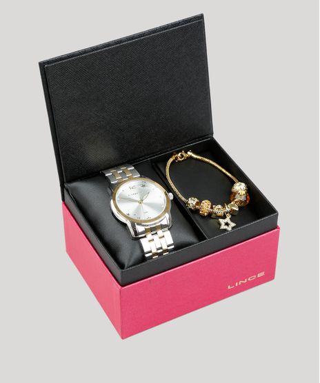 Kit-de-Relogio-Analogico-Lince-Feminino---Pulseira---LRT4552L-KU92S2SK-Dourado-9373708-Dourado_1