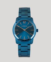 Kit-de-Relogio-Analogico-Lince-Feminino---Colar---Brinco---LRA4449L-KD60D2DX-Azul-9400706-Azul_3