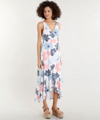 Vestido-Feminino-Midi-Envelope-Estampado-Floral-Decote-V-Bege-Claro-9355195-Bege_Claro_1